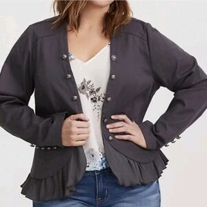 Torrid Punk rock jacket Sz 2xl